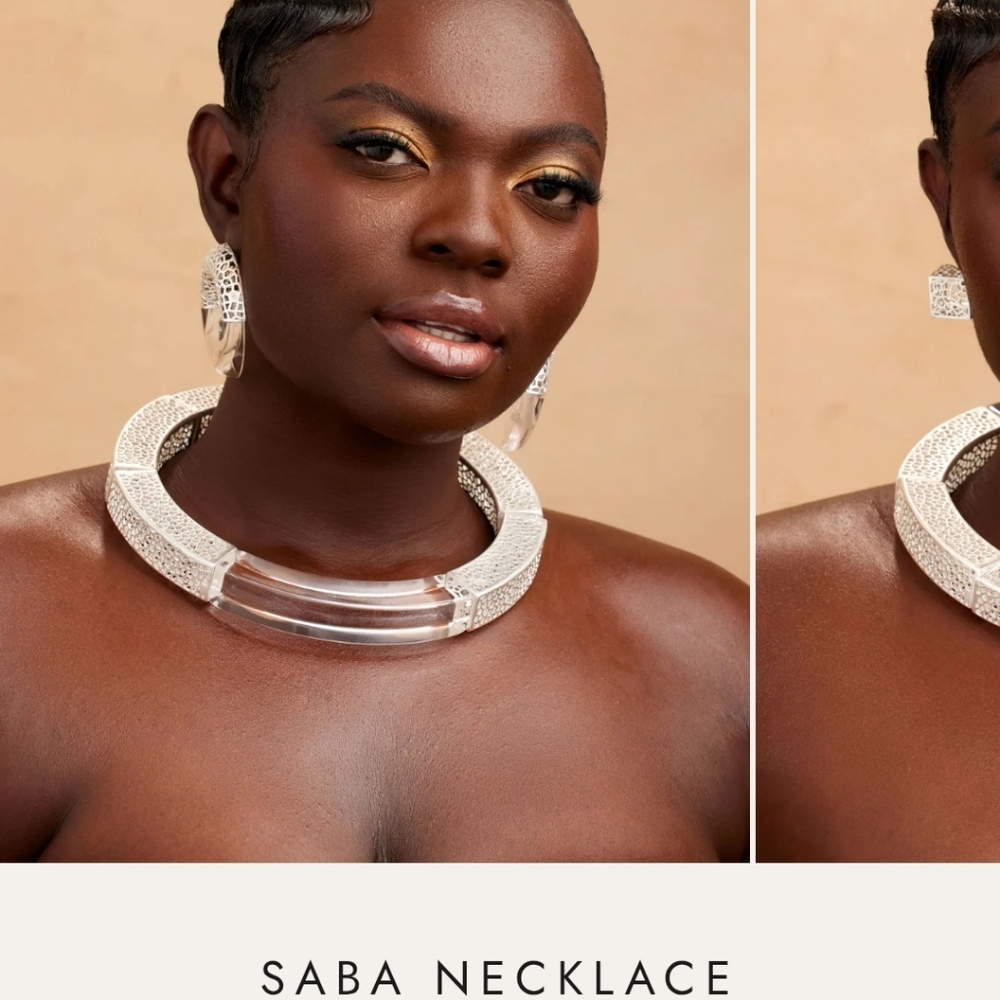 KHOI Archived Saba Silver Necklace